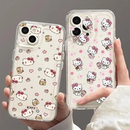 Case For Samsung Galaxy S24 S23 FE S25 S24 S23 Ultra Plus A56 5G Case Cover Cute Sanrio Hello Kitty 