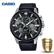 CASIO EDIFICE DUAL DIAL WORLD TIME ALARM หนังสายนาฬิกาผู้ชาย EFR-303