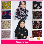 💮 INSTANT SHAWL TUDUNG SARUNG 2 MUKA 2 LOOPS BUBBLE PRINTED 💮
