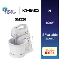 Khind 2L Stand Mixer With Bowl SM220