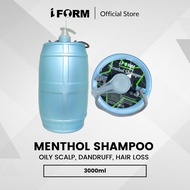 IFORM Menthol Hair Shampoo (3000ml) Large Size | Salon Use | Salon Hair Treatment | Salon Gallon Sha