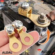 ALDAL Car Battery Terminal Blocks, Screw‑Tight 2.5‑10mm² Battery Connector, Solid Copper 6mm Hole Ca