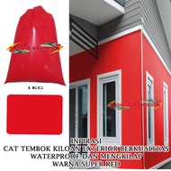 Cat Minyak Super Red Pilihan Cat Kiloan 1kg / Cat Tembok Kiloan Anti Air 1Kg / Cat Dinding / Cat Kil
