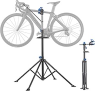 ROCKBROS Bike Repair Stand Bicycle Maintenance Rack Bike Stand for Maintenance Height Adjustable Foldable Bike Repair Mechanic Stand with Tool Tray for Mountain Road Bikes