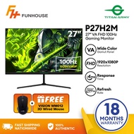 Funhouse | Titan Army P27H2M 27“ FHD 1920*1080 100Hz VA Gaming Monitor