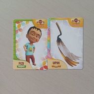 Kad Upin Ipin 'FIZI ORDINARY' upih rare original