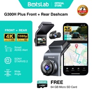 Botslab G300H Plus Dash Cam 4K Super HD Wide Angle Front & Rear Video Recording Night Vision Parking