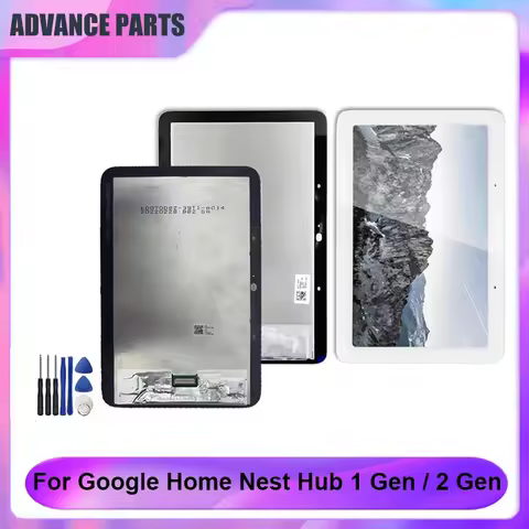 For Google Home Nest Hub 1 Gen / 2 Gen 7.0'' LCD Display Touch Screen Digitizer Assembly Replacement