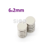 6x2mm Round Super Strong Multipurpose DIY Neodymium Magnet