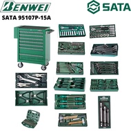 (ND) SATA 95107P-15A 298PCS 7 DRAWER TOOL TROLLEY SET / TOOLS BOX / MASTER TOOL SET / SPANNER SET