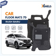 XSHIELD - 7D New Rush Car Mat GR Anti-Slip - Waterproof - Durable | FLOOR MATS 7D