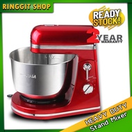 Ringgit Shop Heavy Duty 800W Stand Mixer Kitchen Blender Dough with Rotating Bowl Food Mixers Cake Mixer Machine Baking