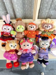 香港迪士尼 2025 萬聖節 Duffy and friends 公仔 掛件 掛袋飾物 匙扣 Linabell Olu Mel CookieAnn Toni Duffy ShellieMay Stel