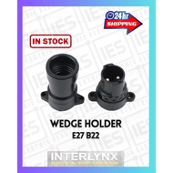 E27 Wedge holder / B22 Holder Pin / E27 Lamp Holder