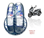 ยางนอก(IRC) IZ-Ss HONDA PCX150 18  เบอร์เดิมติดรถ หน้า110/80-14,หลัง120/70-14(อะไหลแต่งPCX150 18)