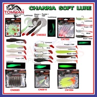 Tomman Channa Soft Lure Daynight Soft Worm Lure Fishing Lure Soft Bait Plastic Worm