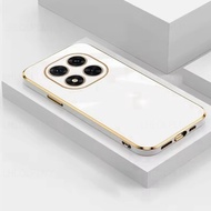 Electroplated Gold Border Case For Realme Narzo 20 30A 50 50i 60x 70 80 N53 N55 N61 N65 Pro Gloss Fa