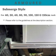 Custom Made Aquarium Top Drip Filter Base Stand Bracket Aluminium Profile Rack for Fish Tank 铝合金过滤盒托