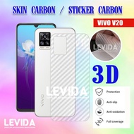 VIVO V20 SKIN CARBON SKIN BACK 3D ANTIGORES SKIN VIVO V20
