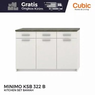 RAK PIRING LEMARI DAPUR BAWAH KITCHEN SET LACI TEMPAT SENDOK TETLARIS