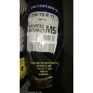 TYRE METZELER SPORTEC INTERACT M5 110/70R17 120/70ZR17 160/60ZR17 180/55ZR17