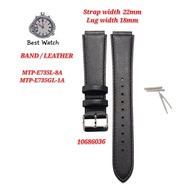 Genuine Casio MTP-E735L / MTP-E735GL  (18MM) Replacement Parts - BAND/LEATHER