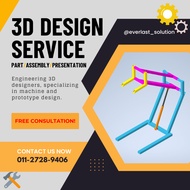 3d design service / inventor /autocad