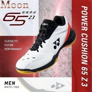 Yonex Power Cushion 65Z3 White red Badminton Shoes For Unisex high quality 1:1 yonex Badminton Shoes