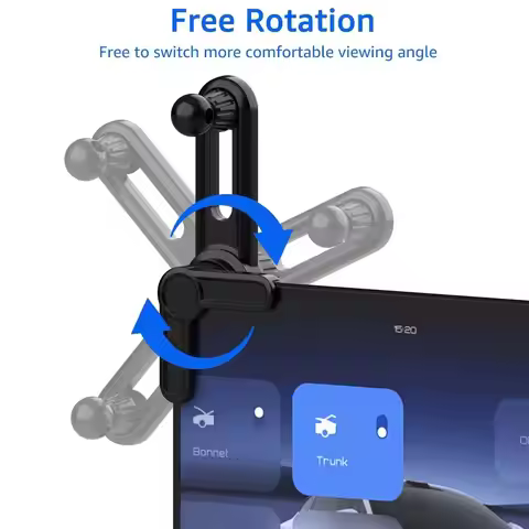 17mm Ball Head Car Display Screen Phone Holder Base Adjustable Fixed Mobile Phone Holder Base Mount 