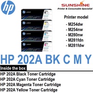 ORIGINAL HP CF500A CF501A CF502A CF503A 202A Colour Toner Cartridge