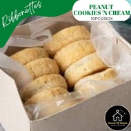 10 PCS TIPAS HOPIA PEANUT COOKIES N CREAM- - FRESHLY BAKED DIRECT FROM THE BAKERY- COD