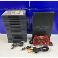 เครื่อง PS2 รุ่น อ้วน Sony PlayStation 2 เล่นแผ่นแท้ เล่นก๊อปไม่ได้ พร้อมแผ่นเกมแท้ 20 -100 แผ่น ไฟไ