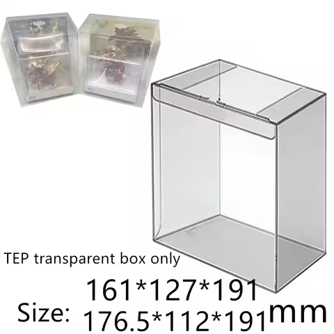 Transparent Box Protector For Monster Hunter Stories/amiibo Collect Boxes TEP Storage Game Shell Cle