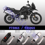 Slip-on Link Pipe For BMW F750GS  F850GS  F750 GS 2018-2023 Exhaust pipeF850GS modified SC Jicun sil