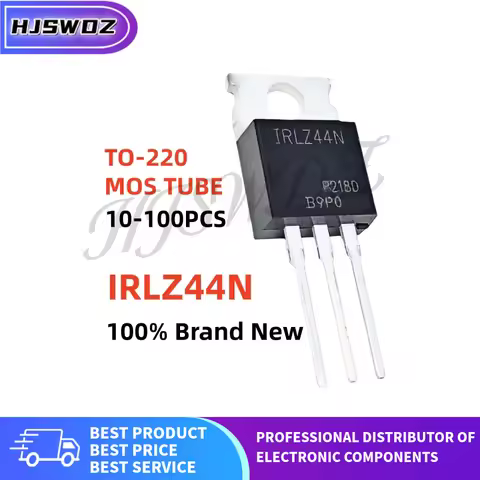 10~100pcs brand new IRLZ44N IRLZ44NPBF TO-220 N-channel MOSFET Field effect tube In Stock