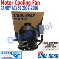 มอเตอร์ พัดลม หม้อน้ำ แคมรี่ 2002 - 2006 ACV30 โตโยต้า วิช 2003  263500-6170 Cool Gear CF0055 Motor 