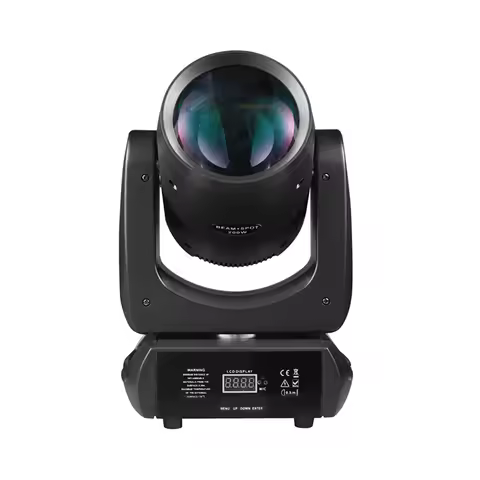 200W Mini LED Moving Head Beam+Spot + 24 Rotating Prisms 11Color wheel&14 Gobo wheel Dmx Stage Light