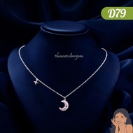 D79 Pendant necklace in many styles 45cm Real silver Thien Cat s950