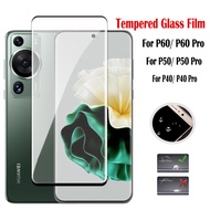 Huawei P60 P60 Pro Tempered Glass Full Cover Glass For Huawei P40 P40 Pro 5G Phone Screen Protector huawei p50 p50 Pro 3D Full Cover Curved Screen Protector