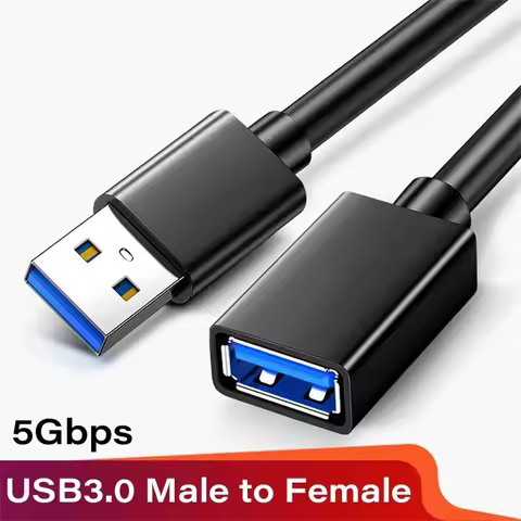 USB 3.0 Fast Data Cable 5Gbps 0.5/1/2/3/5 M Data Cord For Laptop TV SSD USB 3 0 Male to Female Compu