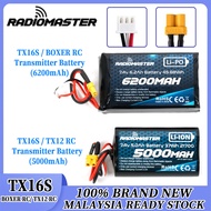 RadioMaster TX16S Ori Transmitter 2S 7.4V 5000/6200mAh Lipo Battery Universal Module Batteries Remot