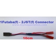 Futaba(Fx2) to JST(Fx2) Connector Lead 100mm Battery Connector Wires RC Converter Cable Plug