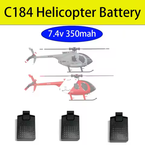 RC ERA Battery for C184 Helicopter MD500 RC Helicopter Original Battery7.4V 350mAh LiPo Battery