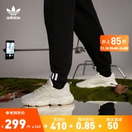 adidas阿迪达斯官方三叶草HAIWEE男女情侣款经典舒适跑步运动鞋老爹鞋EG0542 白/浅米色 41(255mm)