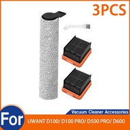 For UWANT D100 / D100 PRO / D500 PRO / D600 Robot Vacuum Cleaner Replacement Parts （3PCS )
