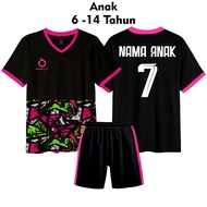 FREE SCREEN PRINTING FREE Custom Name and Number Children's Football Shirt Set Screen Printing Name 