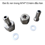 OXY Internal thread nut M14*1.5 with welding head for oxygen, nito, argon...Air flow column divider 