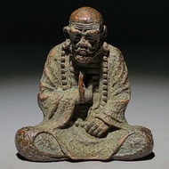 古玩复古达摩摆件佛堂茶桌供奉祖师家居禅意佛像客厅工艺品Antique Retro Dharma Ornaments Buddha Hall Tea Table for Ancestors2025103