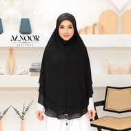 ALNOOR KHIMAR 4XL 3 LAYER Tudung Borong Murah Tudung Sarung Kain Chiffon & Scuba Berdagu