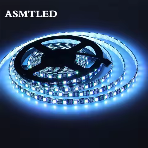 LED Strip 5050 RGB Black PCB DC12V Flexible LED Light 60LED/m 5050 Black LED Strip RGB/White/Warm Wh